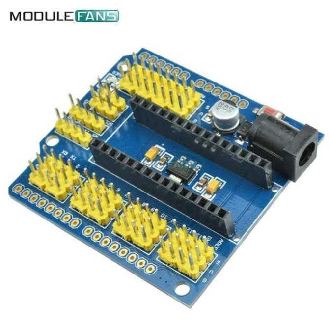 1 PC NANO I/O IO เซ็นเซอร์ขยายโล่โมดูลสําหรับ Arduino UNO R3 Nano V3.0 3.0 Controller ใช้งานร่วมกับ 