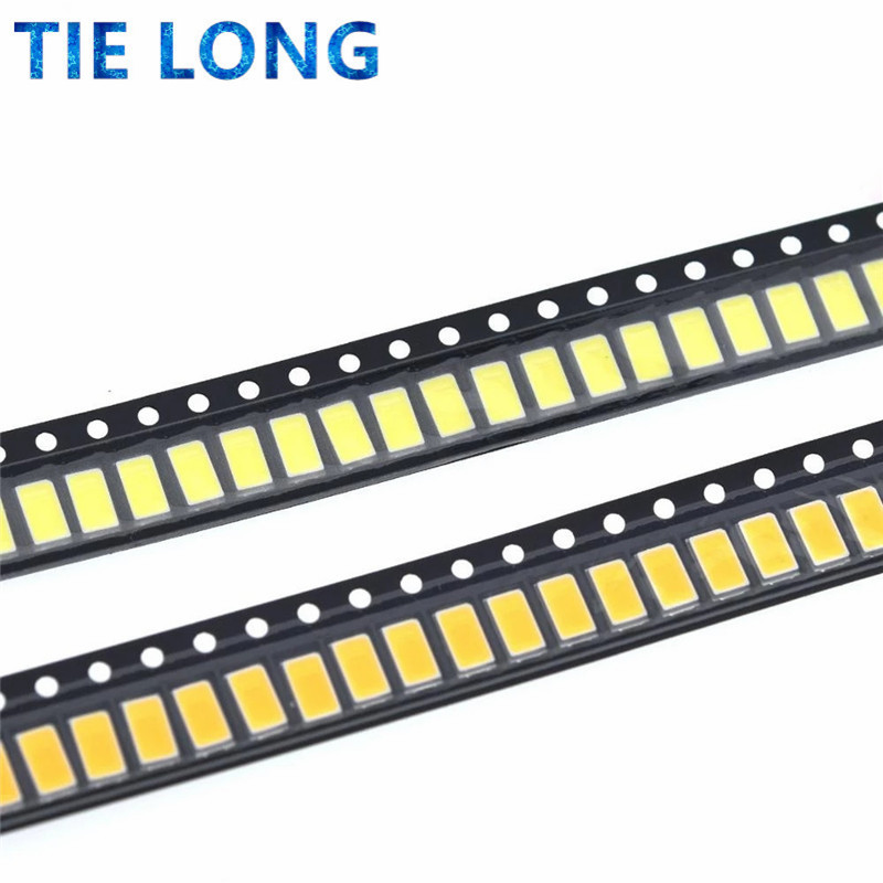 100pcs 5630/5730-CW/WW 0.5W-150Ma 50-55lm 6500K แสงสีขาว SMD 5730 5630 LED 5730 ไดโอด (3.2~3.4V)