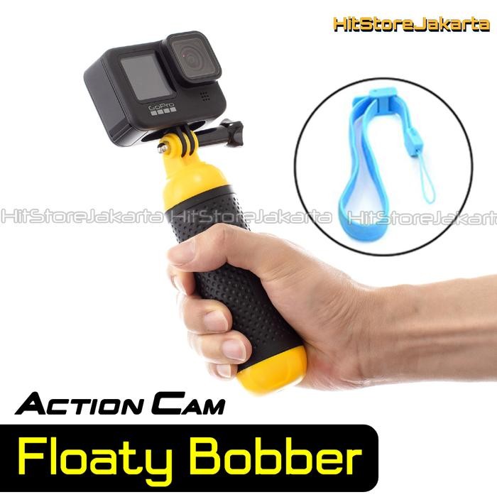 FLOATY BOBBER สําหรับ GO PRO INSTA360 YI BPRO AKASO OSMO ACTION CAM FLOATING HAND GRIP