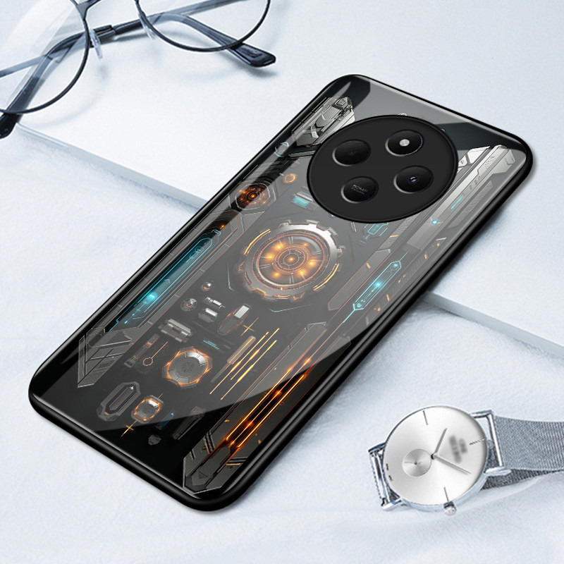 เคสสำหรับ Redmi 14C 4G 14C 5G A4 5G 14R 5G POCO C75 5G M7 5G เคสโทรศัพท์เครื่องจักรเปลือกแก้วกันกระแทก