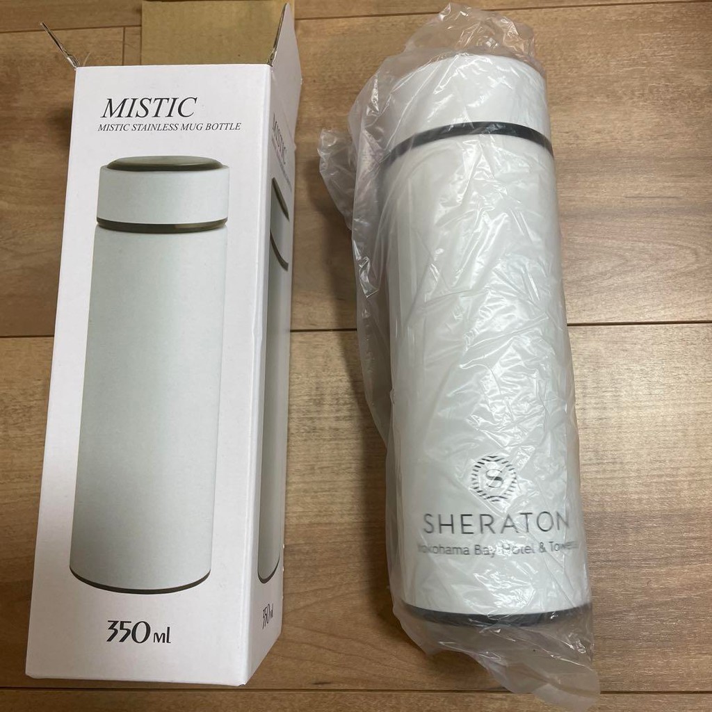 【Direct from Japan】[ใหม่และไม่ได้ใช้] ขวดน้ำโลโก้ SHERATON Yokohama Bay【Japan Exclusive】