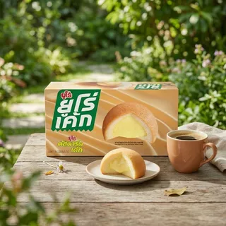 [สินค้าส่งด่วน] ยูโร่คัสตาร์ดเค้ก 204ก.