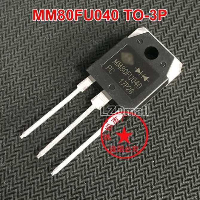 5pcs MM80FU040 TO-3P MM80FU040PC = MUR80FU40DCT 80FU040 TO3P 80A 400V อินเวอร์เตอร์เครื่องเชื่อม Fas