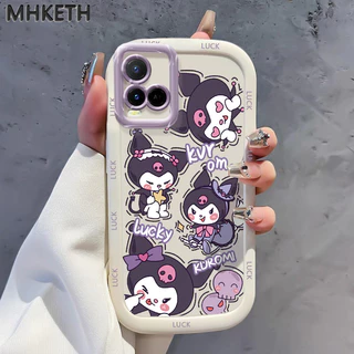 MHKETH เคสสำหรับ VIVO Y21 Y21s Y21t Y21a Y21G Y33s Y33t เคสโทรศัพท์ซิลิโคนรูปการ์ตูนน่ารักแสดงบุคลิกภาพ