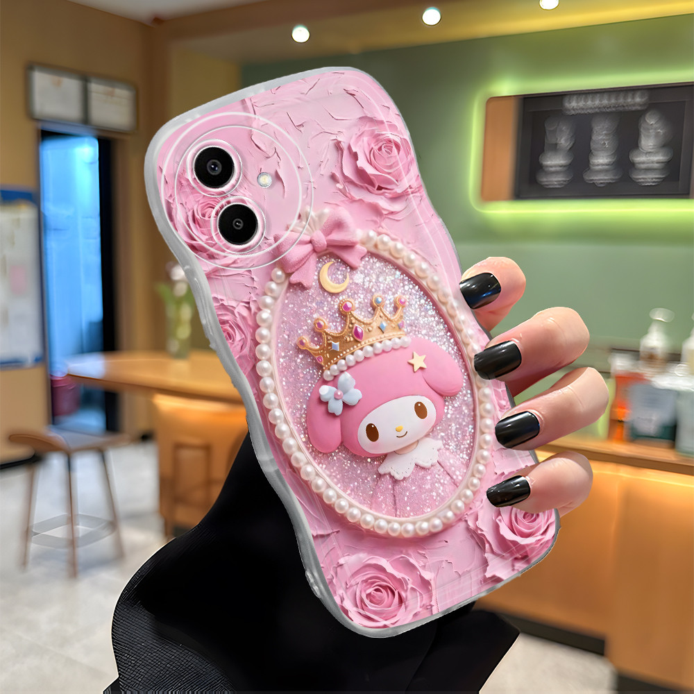 ใช้งานร่วมกับ Samsung Galaxy A06 4G สําหรับ Hp Casing Softcase โหมดฝาครอบโทรศัพท์ตลกตุ๊กตา 5375 Cesi