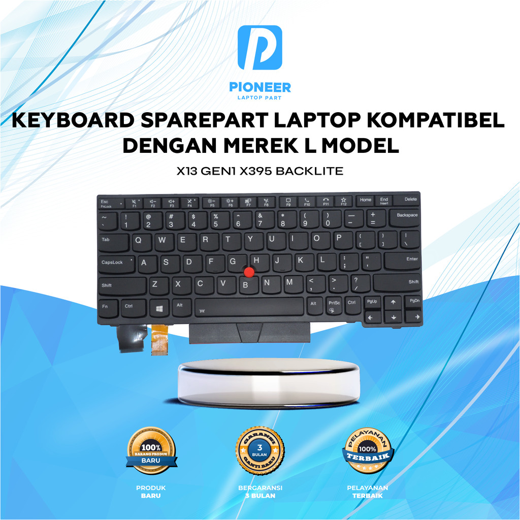 LENOVO X13 GEN1 X395 BACKLITE KEYBOARD / สินค้าใหม่