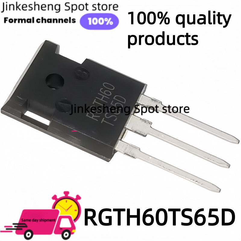 5 pcs ใหม่ 100% สินค้าคุณภาพ RGTH60TS65D RGTH60 TS65D 60A 650V TO-247 high power IGBT ทรานซิสเตอร์ใน