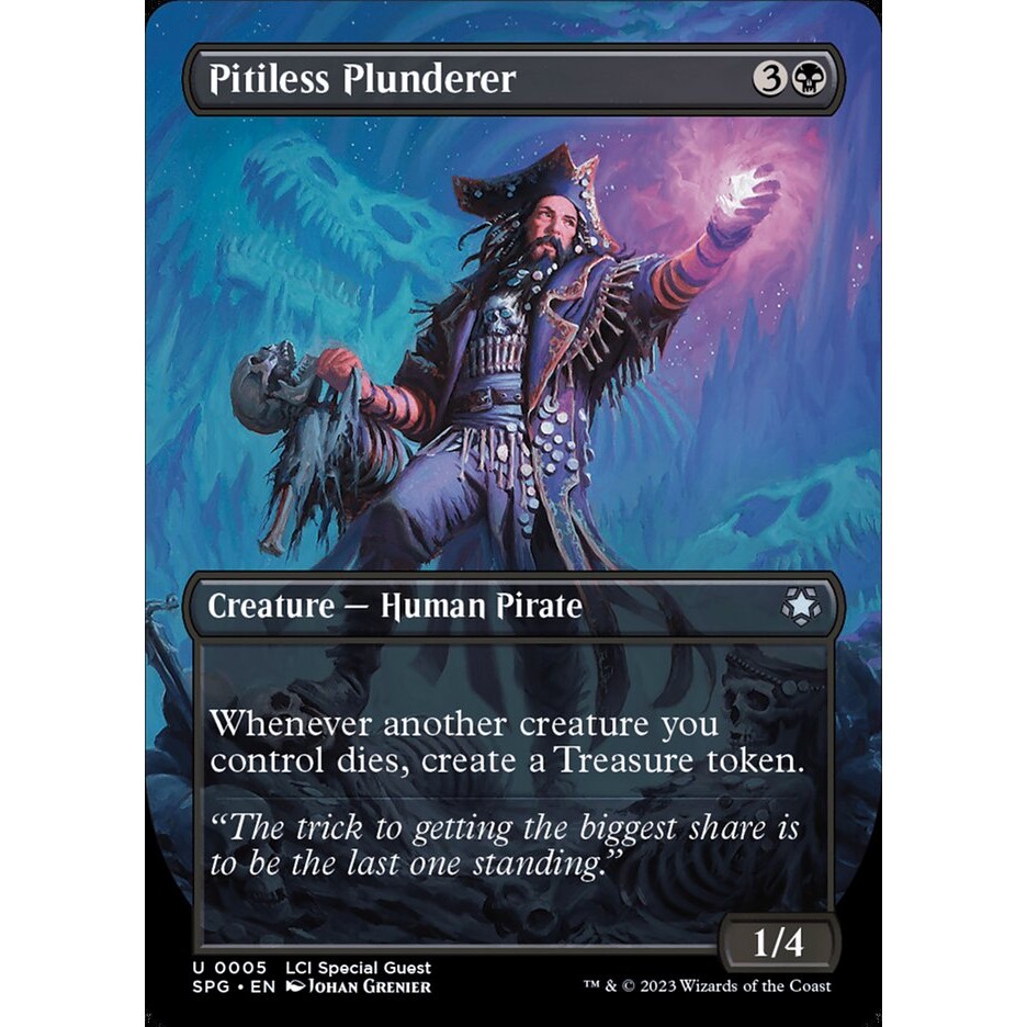 Pitiless Plunderer การ์ด Magic the Gathering [MTG] ของแท้