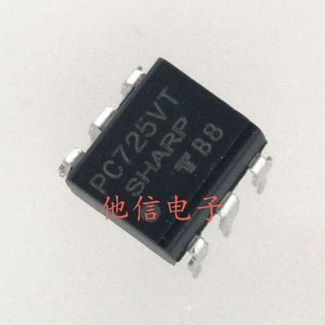 5PCS PC725V DIP6 ยี่ห้อใหม่ PC725 PC725VT In-Line Optocoupler