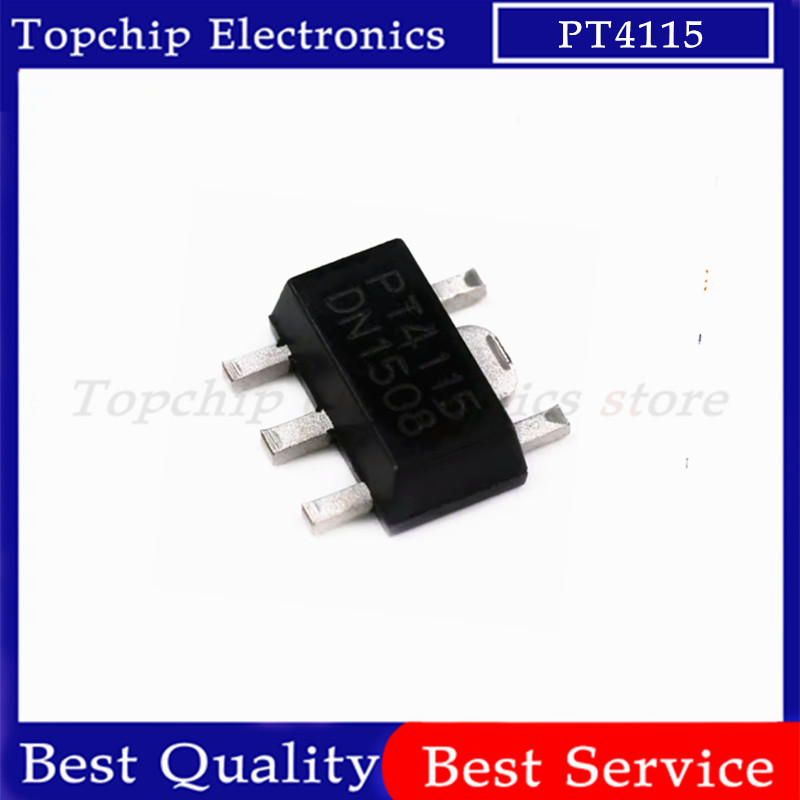 10 ชิ้น PT4115 PT4115B89E SOT89-5 LED ไดรฟ์กระแสคงที่ 4115