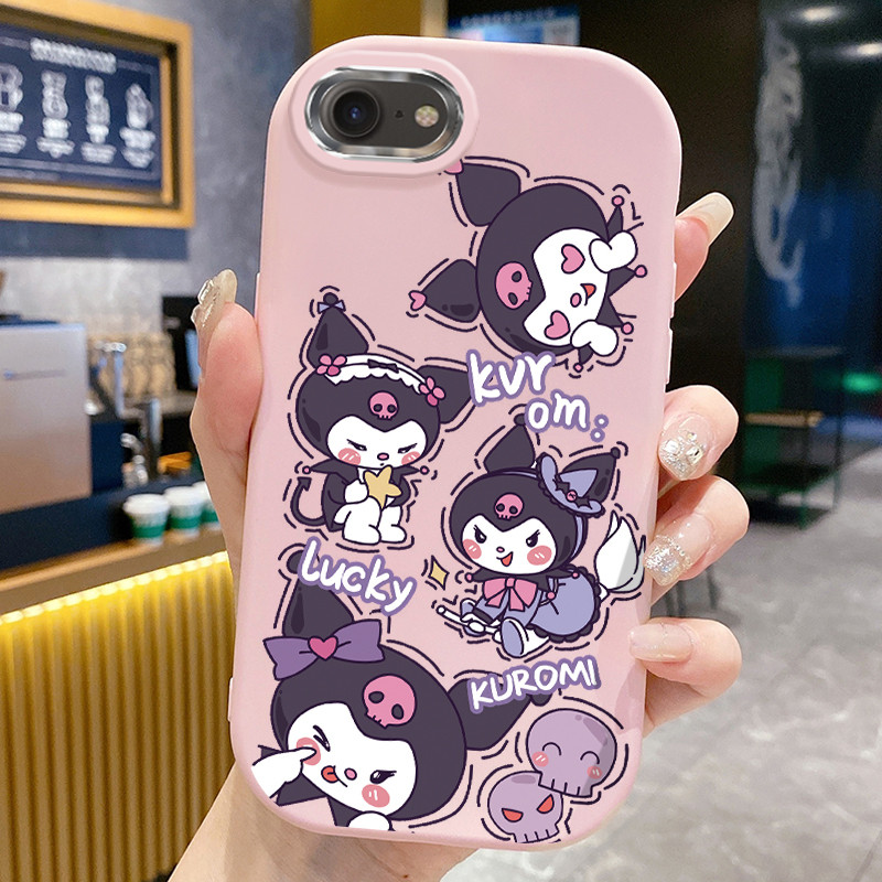 เคสสำหรับ iPhone 6 Plus 6s Plus 7 Plus 8 Plus X Xs Max Xr 11 Pro Max เคสโทรศัพท์กระต่ายน่ารักกันกระแทกกลมและอ้วน