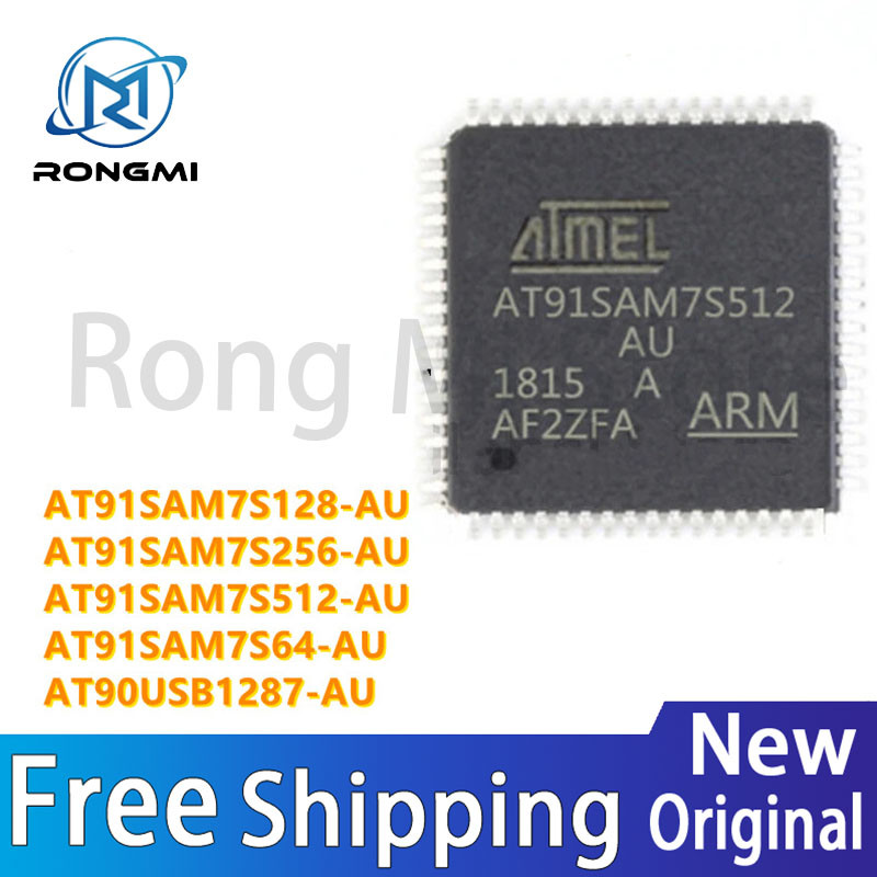 2 ชิ้น/ล็อต AT90USB1287-AU AT91SAM7S64-AU AT91SAM7S128-AU AT91SAM7S256-AU AT91SAM7S512-AU AT90USB ชิ