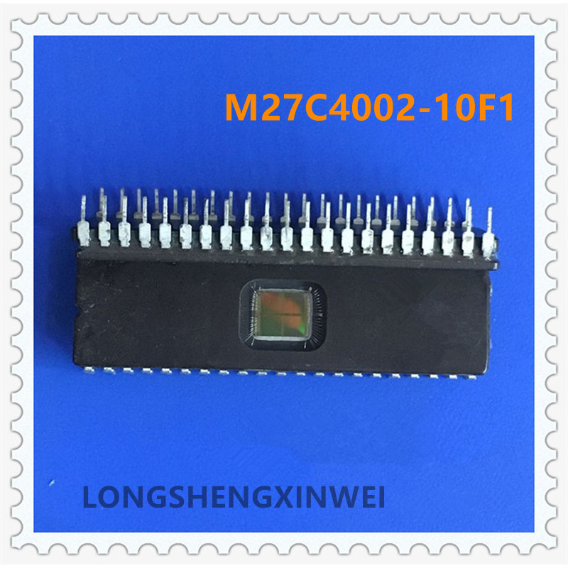 SHDJ-1PCS M27C4002 10F1 M27C4002 UV ลบหน้าต่าง DIP40 จุดใหม่