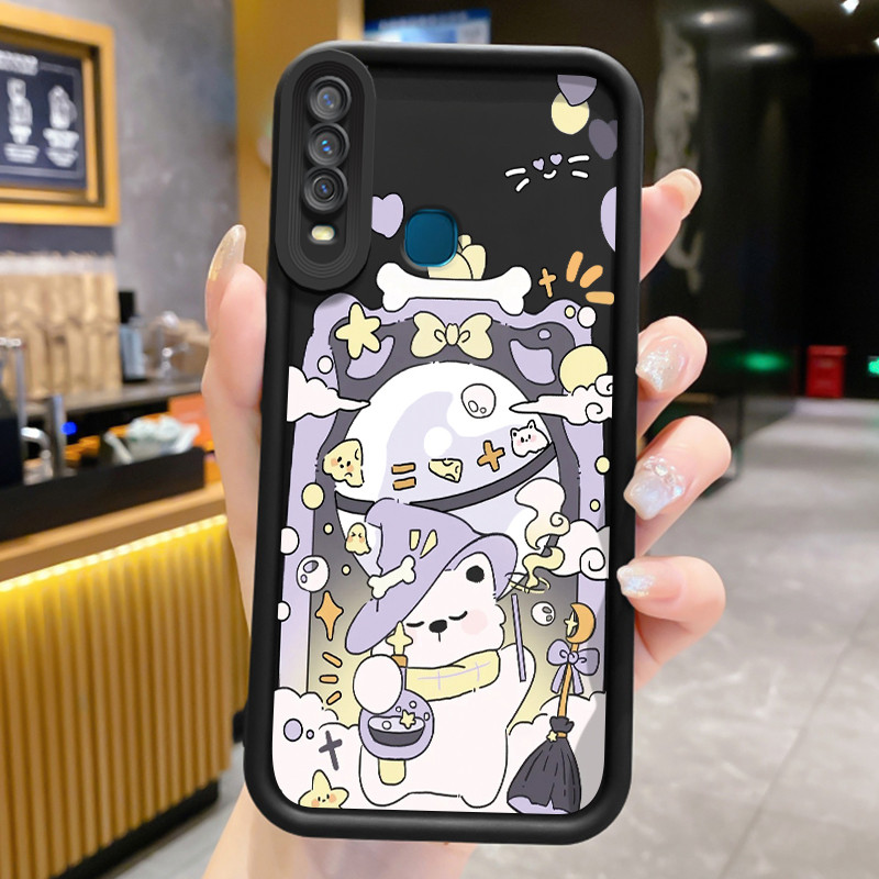 เคส Hp สําหรับ VIVO Y12 Y12i Y15 Y17 Y3 Y3s เคส Hp Casing Bear Pattern Magic Hat HP Cesing Mate ซิลิ