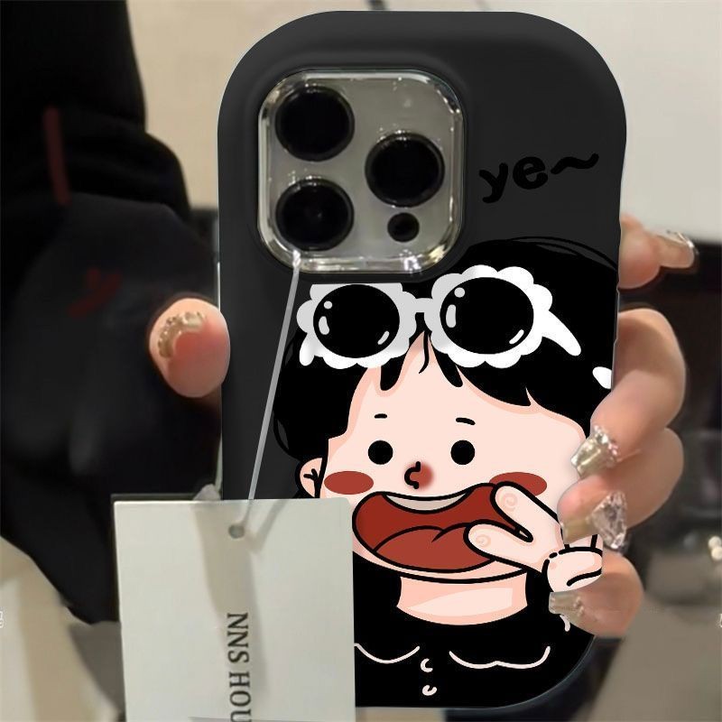 สาว เคสโทรศัพท์ Infinix 40 Pro Smart 9 8 7 Hot 30I 40I 50I Spark 20 Spark Go 2023 2024 เคสลายการ์ตูน