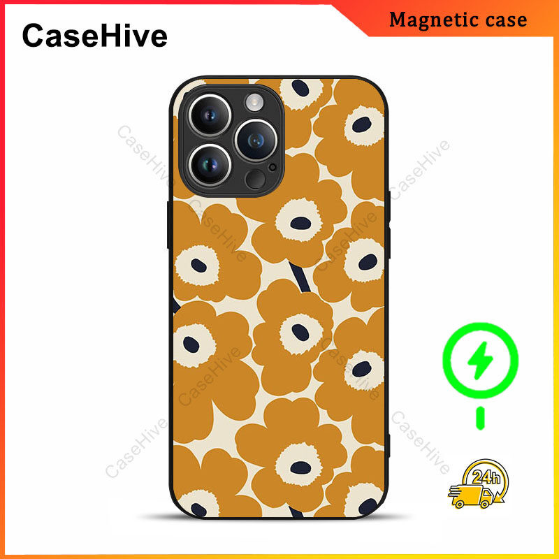 เคสโทรศัพท์ดอกไม้สําหรับ iPhone 17 Pro Max / iPhone 16 Pro Max / 15 Pro Max / 13 / Samsung Galaxy S2