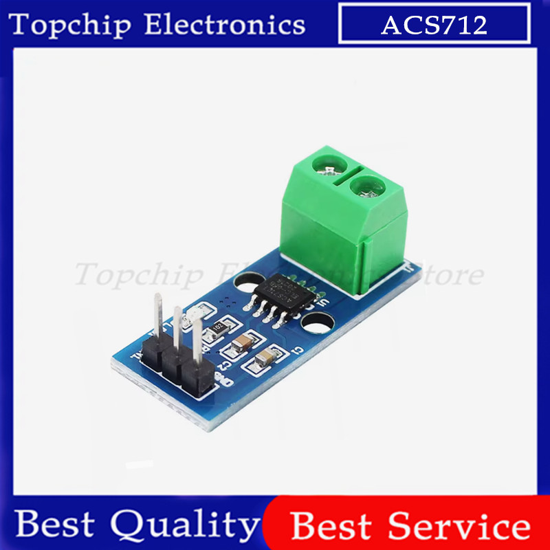 ACS712 5A 20A 30A Range Hall Current Sensor โมดูลสําหรับ Arduino ACS712-30A ACS712-20A ACS712-5A