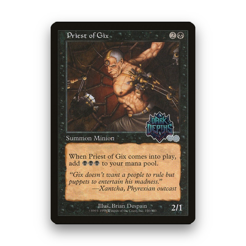 [MTG] Priest of Gix (#150) [USG] [BLACK] [UNCOM] | Magic the Gathering