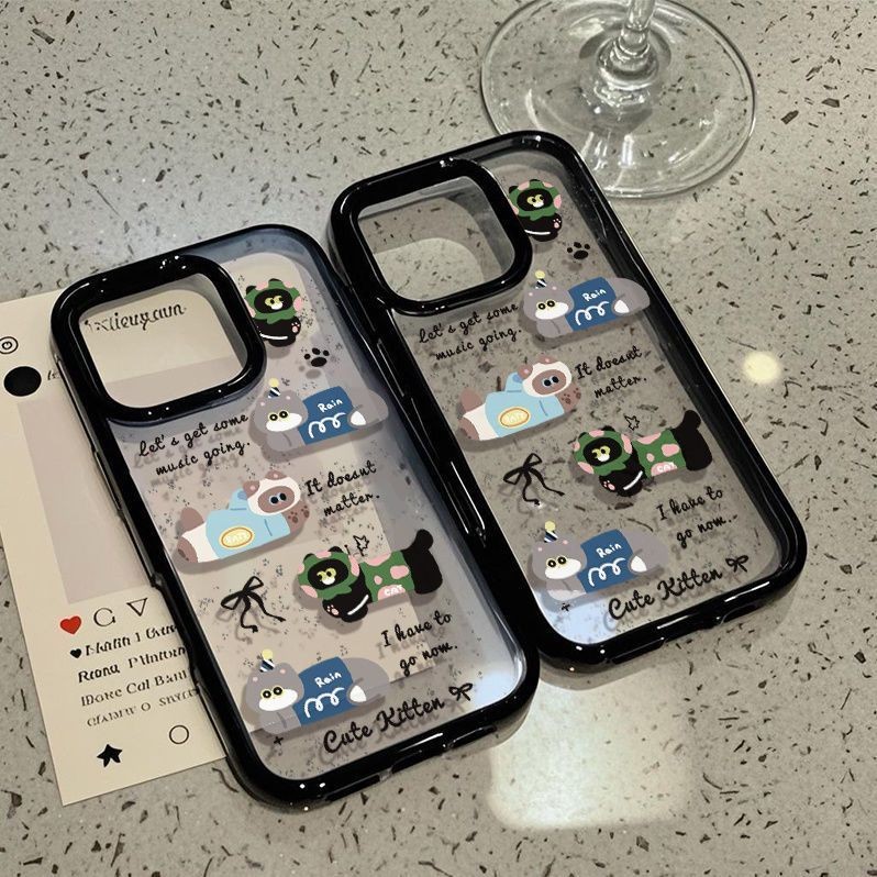 น่ารักหมึกแมว Anti-Fungus กรณี Oppo A6 Pro A5X A5I A3X Reno 14F 14 Pro 5G 10 Pro Plus A5 Pro A3 Pro 