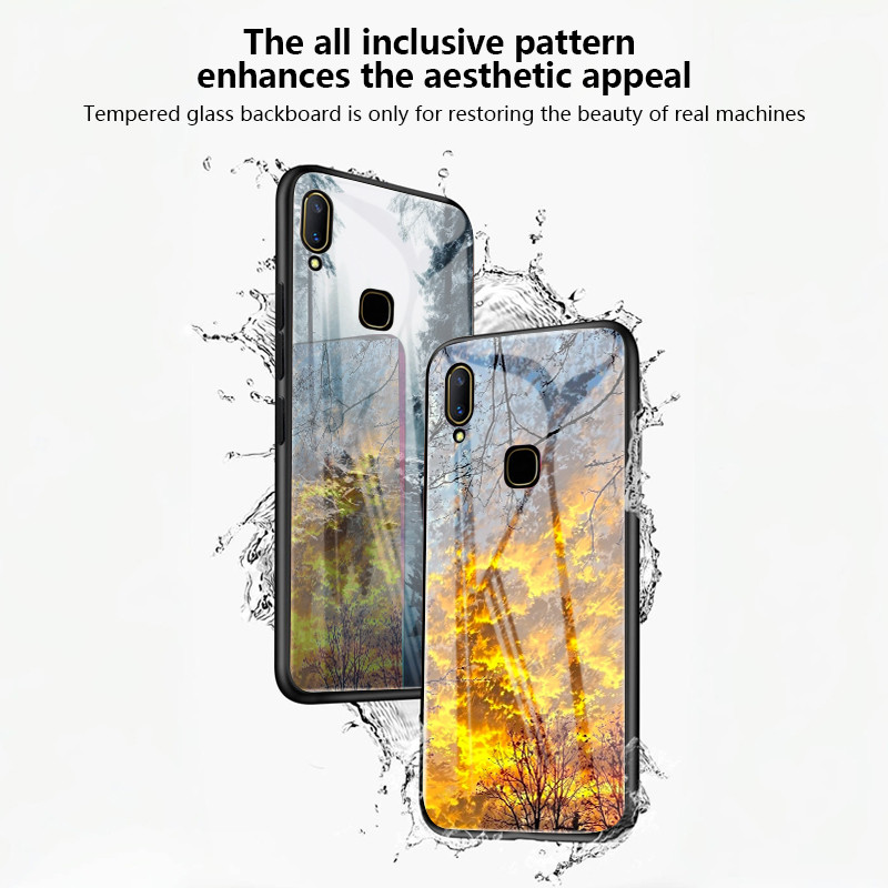 เคสสำหรับ VIVO Y72 5G Y52 5G Y75s 5G Y53s 5G Y76 5G เคสโทรศัพท์วิวสวยเปลือกแก้วกันกระแทก - รูปที่ 6