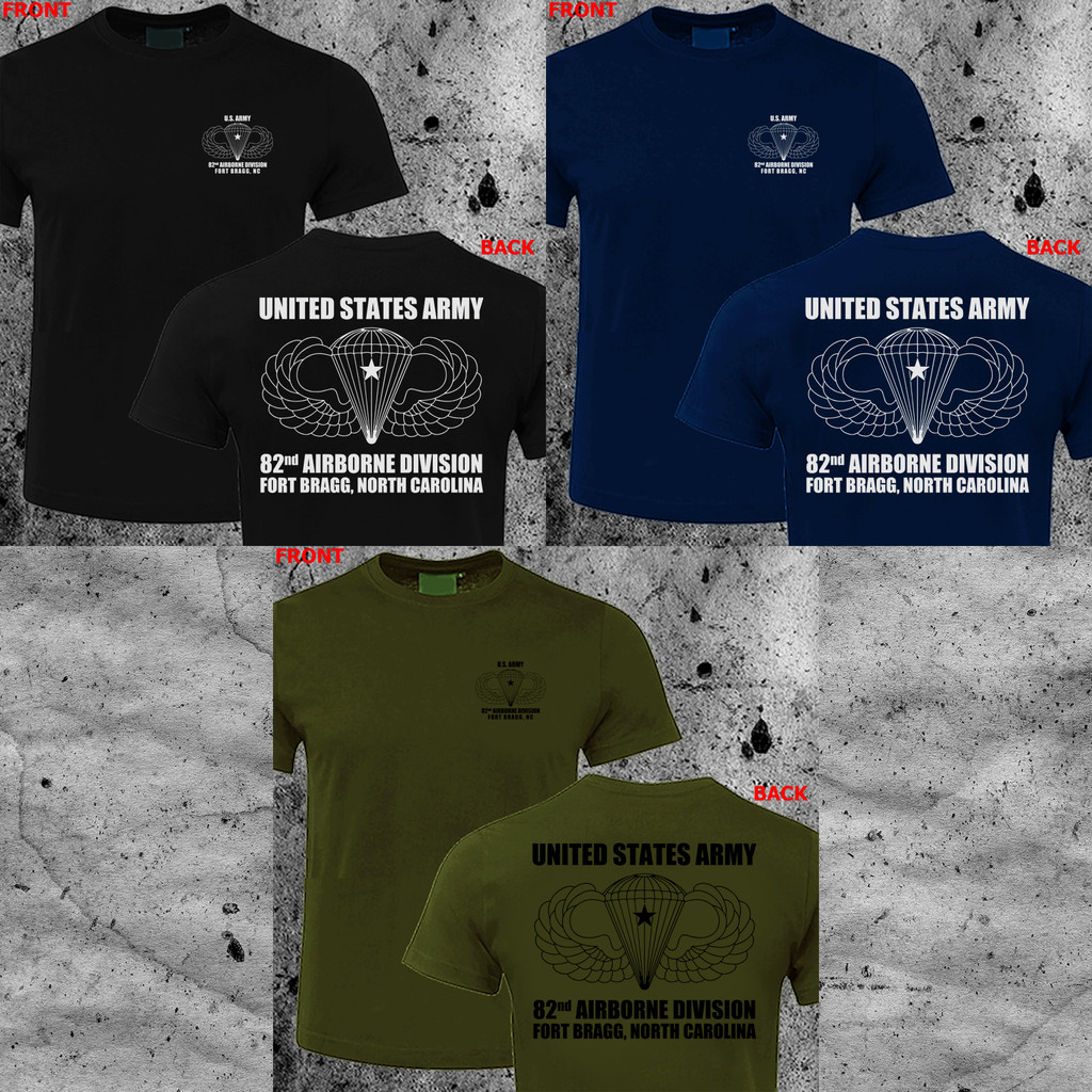 82nd Airborne Division All Fort Bragg NC T-SHIRT HQ