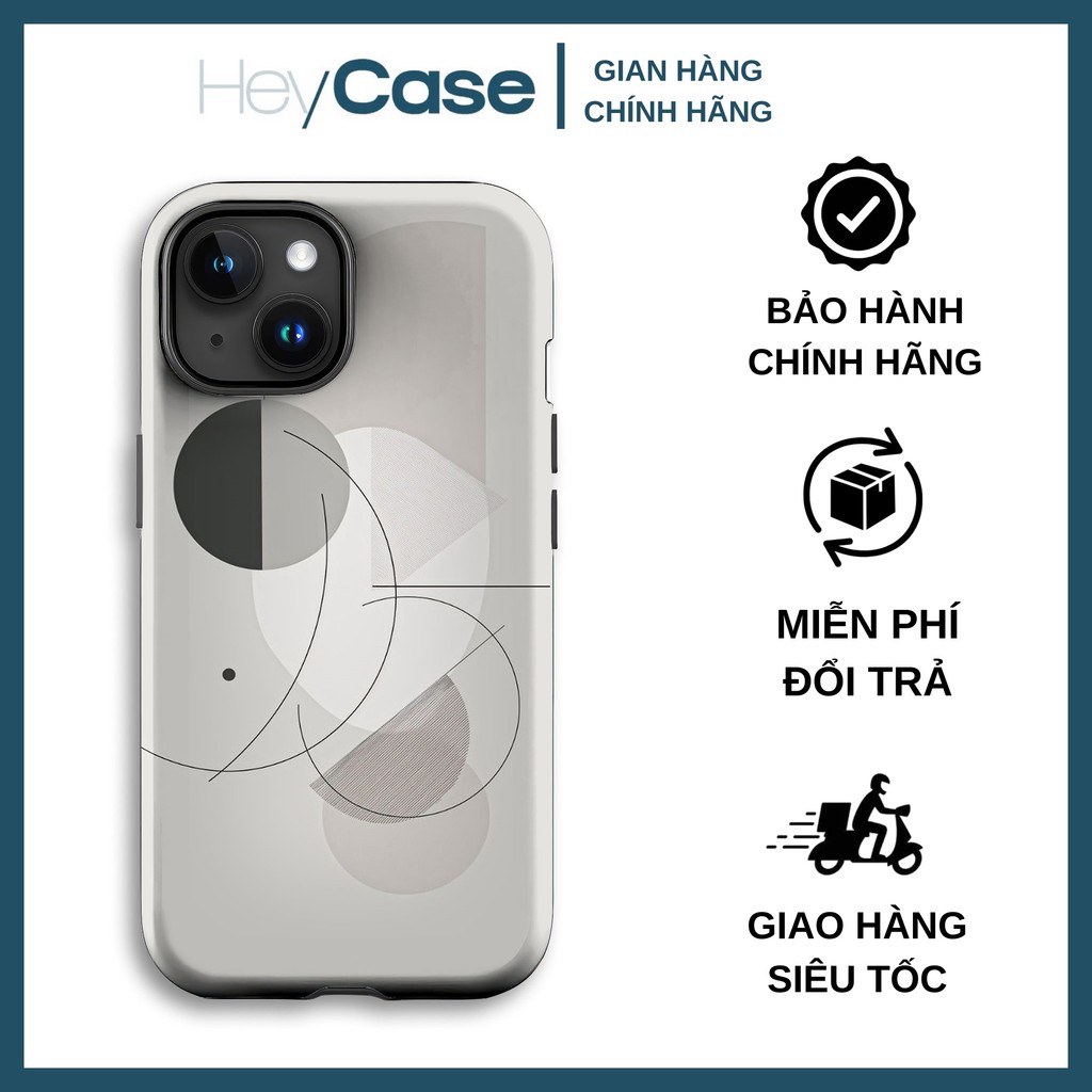 เคสไอโฟน Bauhaus สําหรับโทรศัพท์รุ่นล่าสุด เคส TPU ขอบสี่เหลี่ยมเพื่อปกป้อง