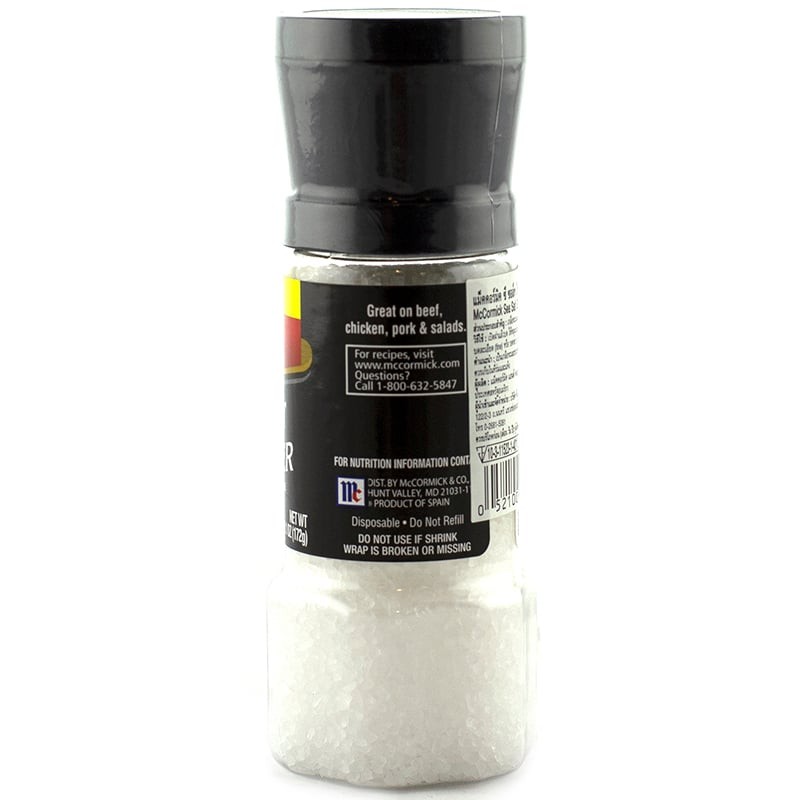 MCCORMICK แม็คคอร์มิคเกลือทะเลแบบฝาบด 172กรัม [0052100023595] ราคา ถูกที่สุด ดีลบีเคเค แกลเลอรีภาพที่ 2