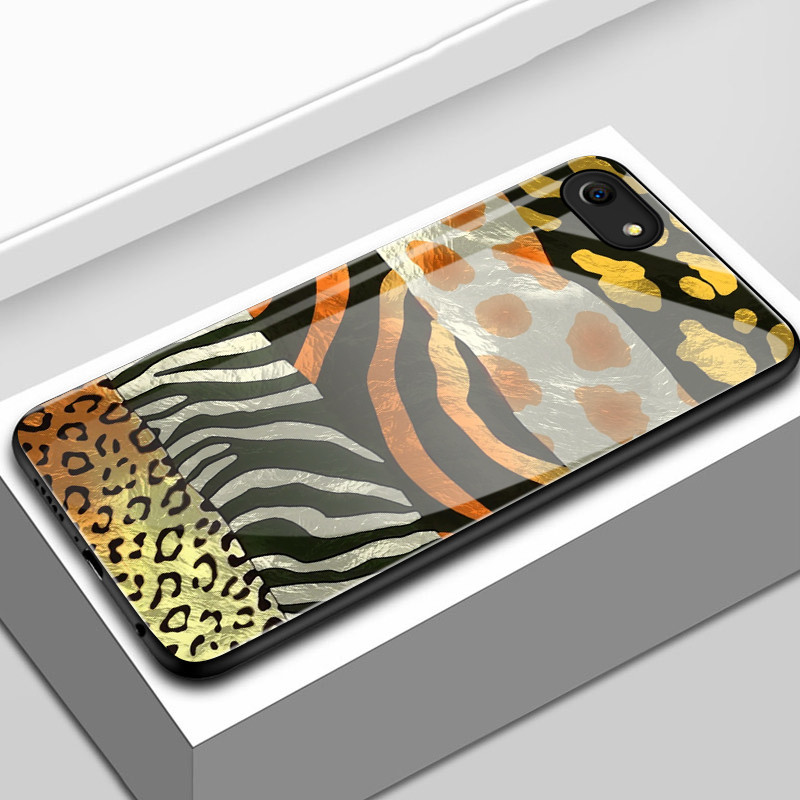 เคสสำหรับ OPPO A83 2018 A1 2018 เคสโทรศัพท์บรรทัดแก้วใหม่กันกระแทก