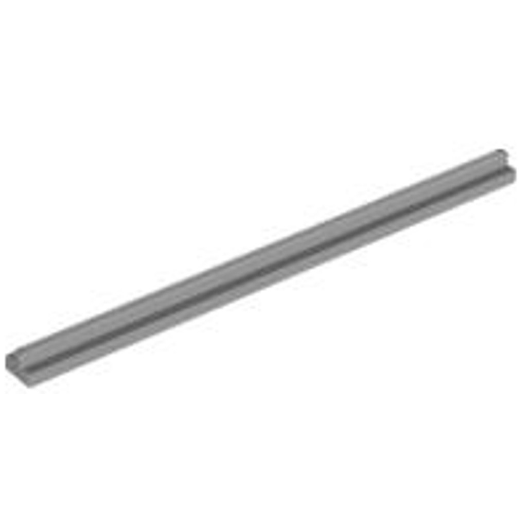Brick2cube Part - Train, Track Rail Straight 16L (no slots, no tapered ends) - 3228c