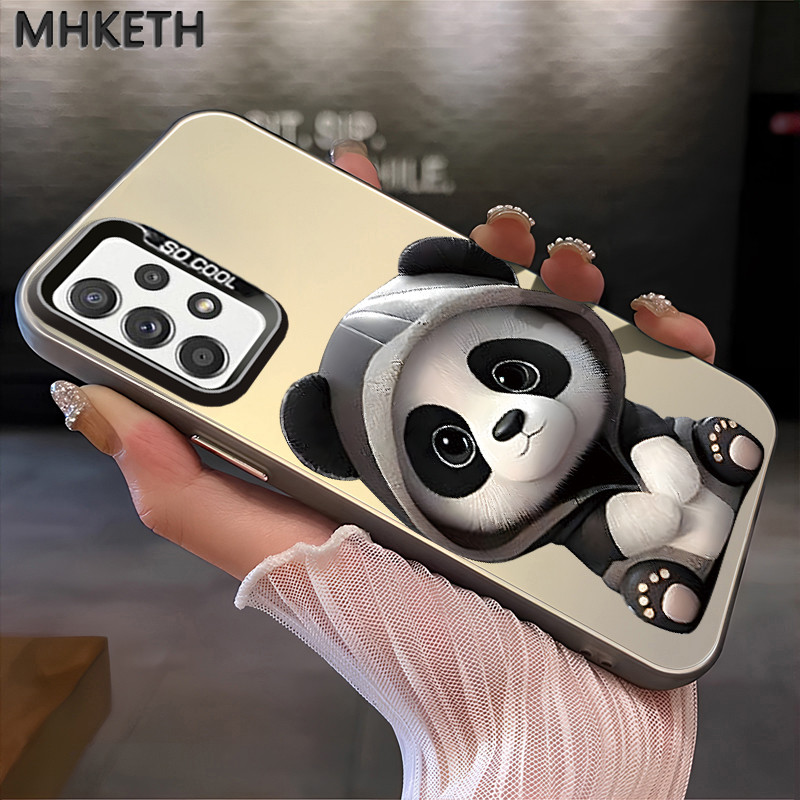 MHKETH เคสสำหรับ Samsung A52 4G A52 5G  A52s 5G A51 M40S A50 A50S A53 5G A54 5G เคสแพนด้าการ์ตูนน่ารักเคสโทรศัพท์มีลาย