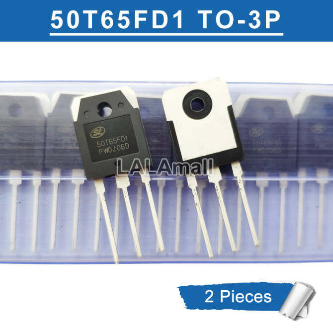 2 ชิ้น 50T65FD1 TO-3P 50T65 SGT50T65FD1 SGT50T65FD1PN TO3P 50A/650V IGBT ทรานซิสเตอร์ใหม่เดิม