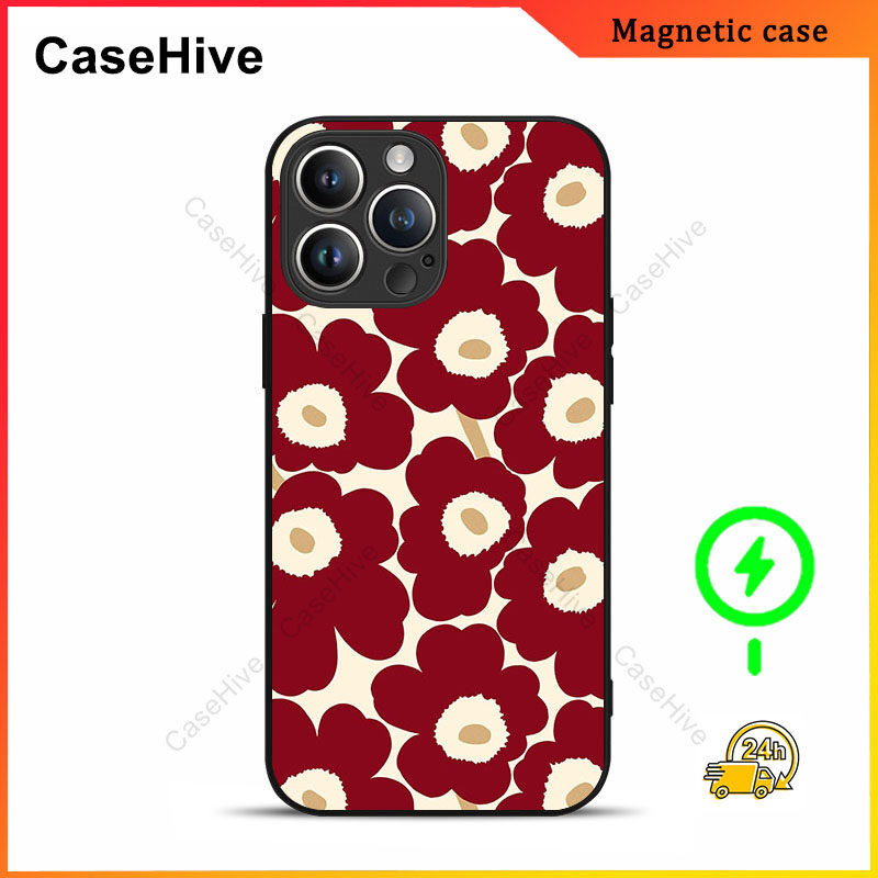 เคสโทรศัพท์ดอกไม้สําหรับ iPhone 17 Pro Max / iPhone 16 Pro Max / 15 Pro Max / 13 / Samsung Galaxy S2