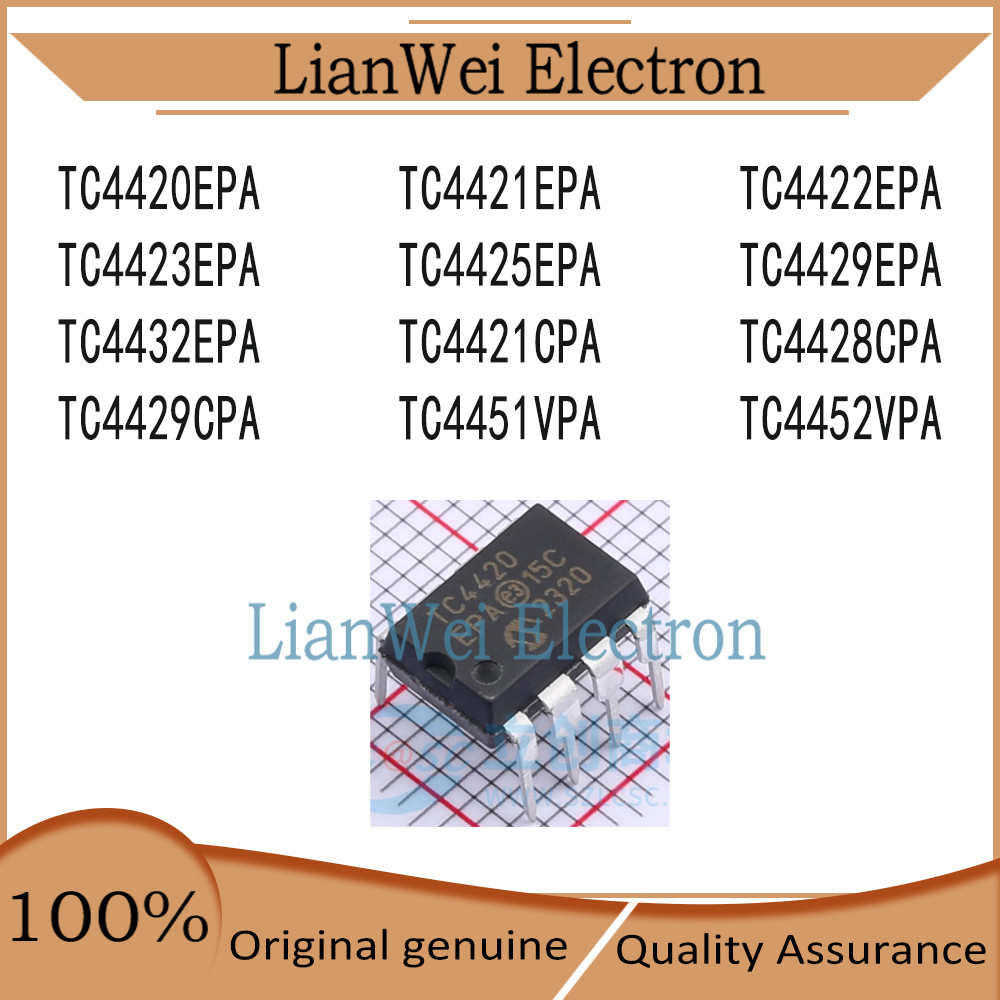 ยี่ห้อใหม่ TC4420EPA TC4421EPA TC4422EPA TC4423EPA TC4425EPA TC4429EPA TC4432EPA TC4421CPB4428CPA TC