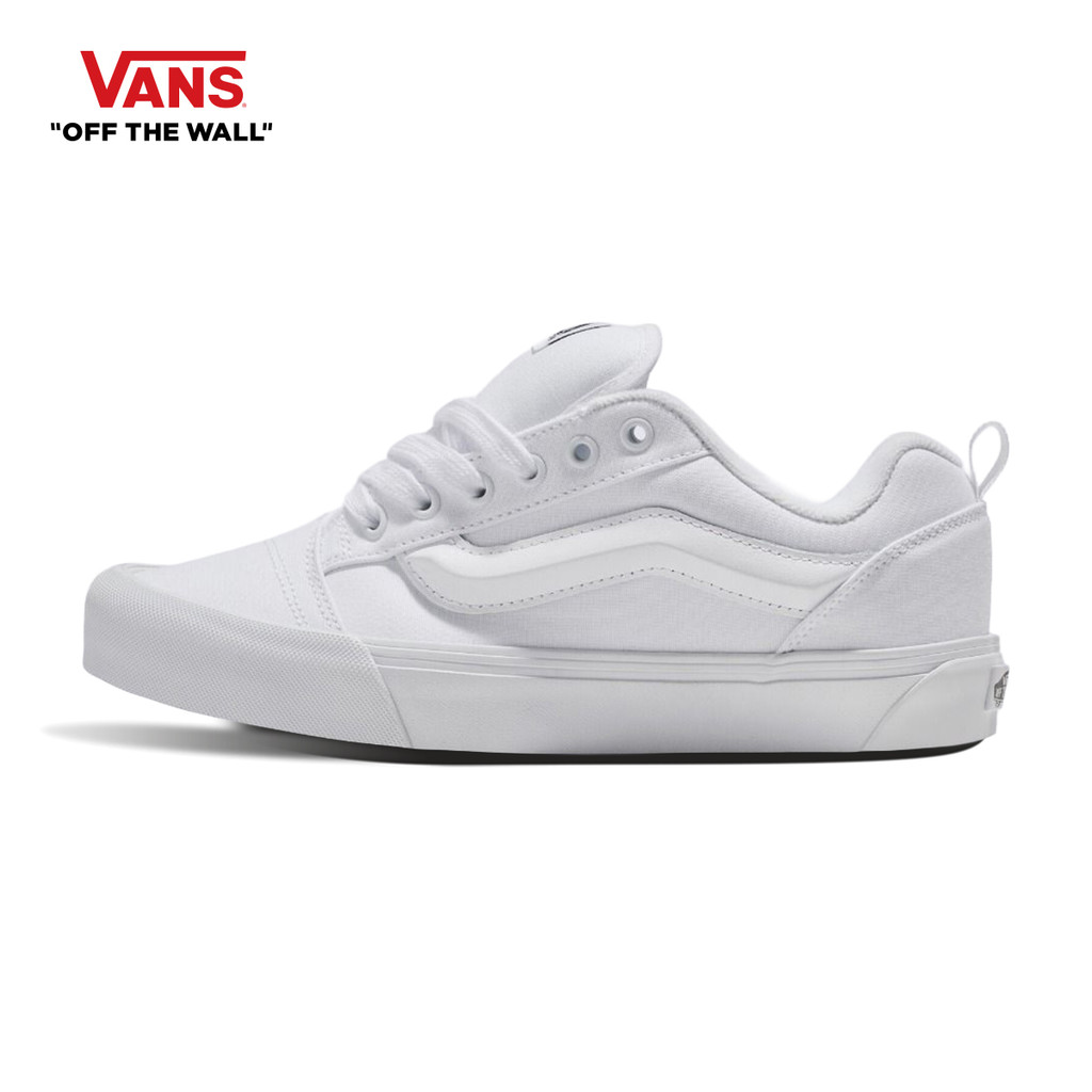 VANS KNU SKOOL - TRUE WHITE รองเท้าผ้าใบ แวนส์ ผู้ชาย ผู้หญิง