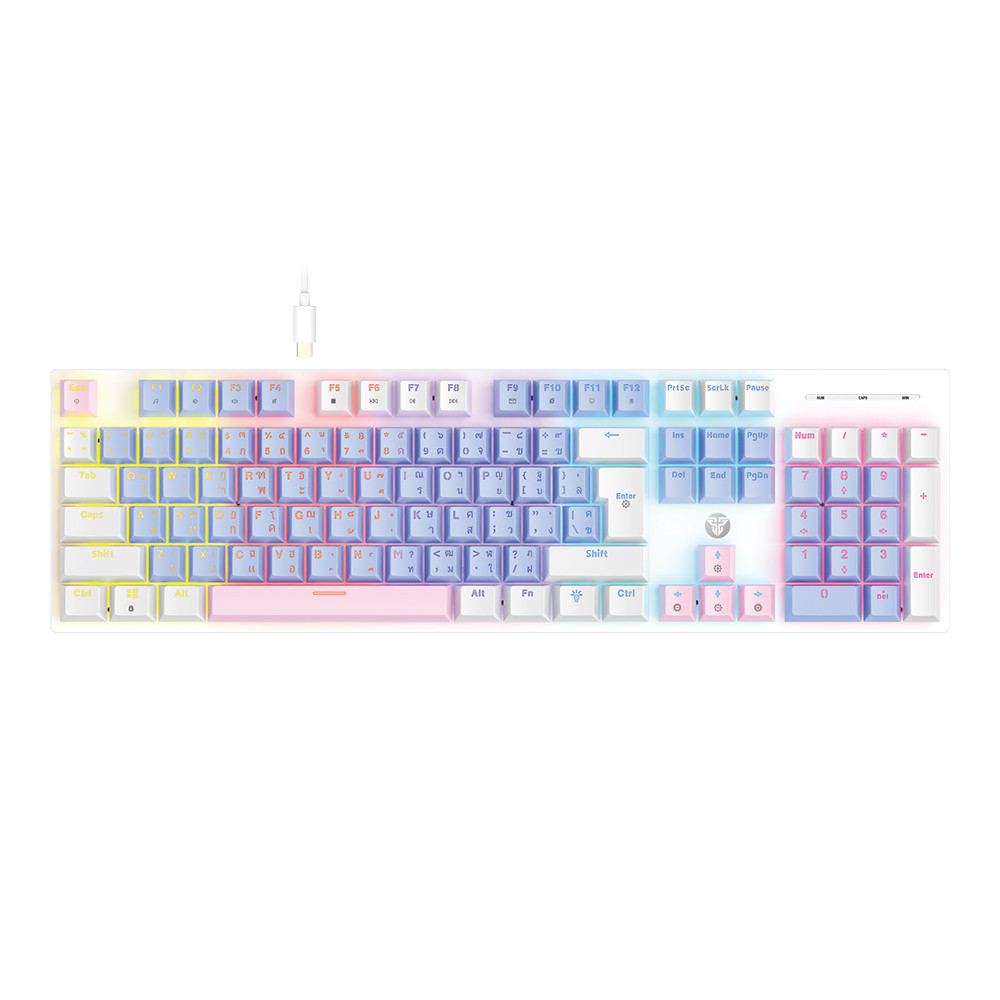 KEYBOARD (คีย์บอร์ด) FANTECH MK889 PRO ATOM104 AME EDITION - RED SWITCH MULTI COLOR BACKLIT EN/TH PU