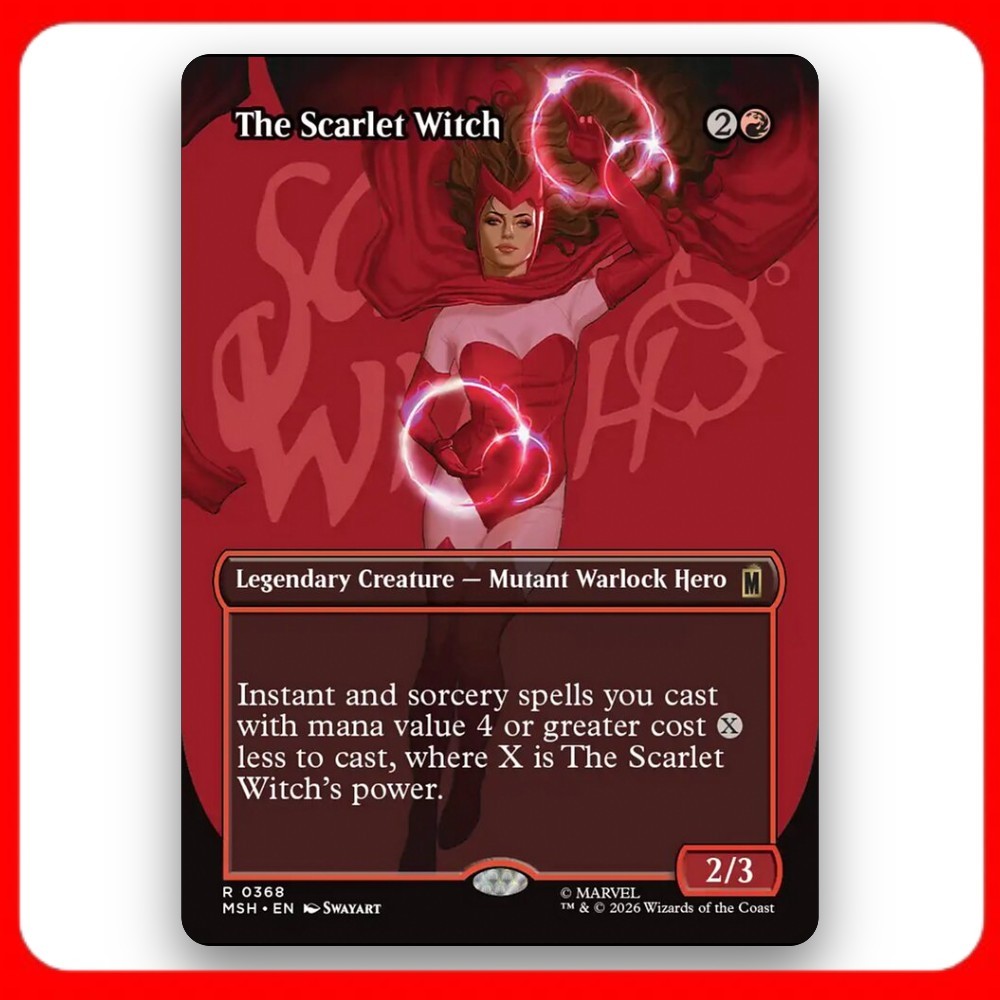 [MTG] The Scarlet Witch (#368) [MSH] [RED] [RARE] | Magic the Gathering