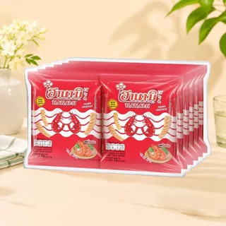 [สินค้าส่งด่วน] ฮานามิข้าวเกรียบกุ้ง 13ก. แพ็ค12
