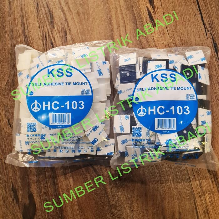 Choice - Kss Hc-103 Self Adhesive Tie Mount (กาว 3 ม.)