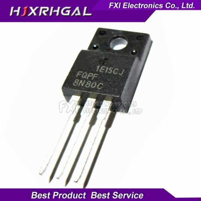 10 ชิ้น FQPF8N80C 8N80C TO-220 8N80 TO220 MOS FET tr ใหม่เดิม