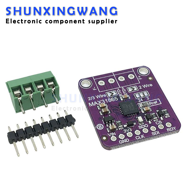 MAX31865 PT100 ถึง PT1000 RTD-to-Digital Converter อุณหภูมิ Thermocouple Sensor เครื่องขยายเสียงโมดู