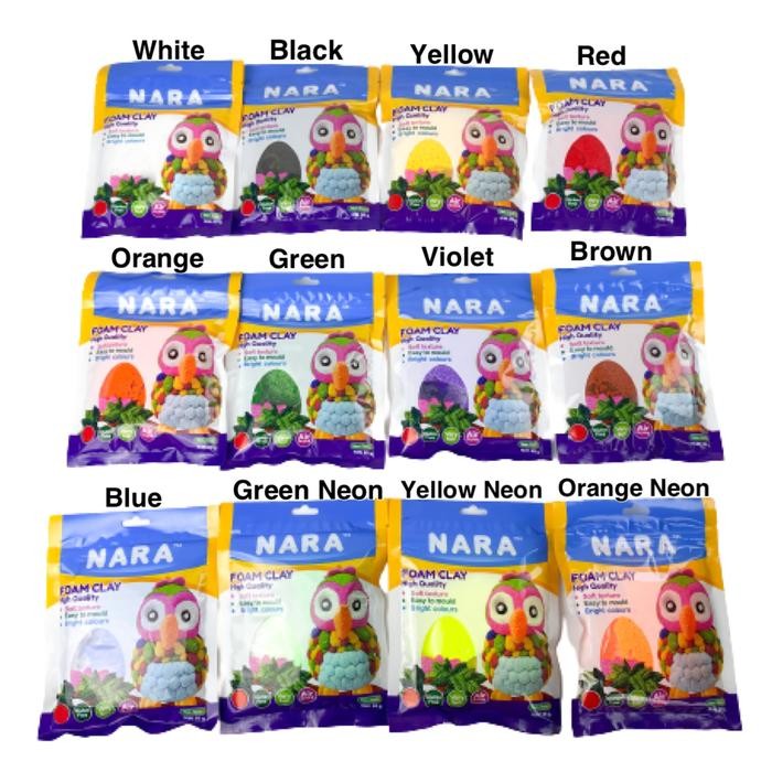 Ffy3- Nara Foam Clay Air Dry Clay Crunchy Clay Jumping Modeling Clay