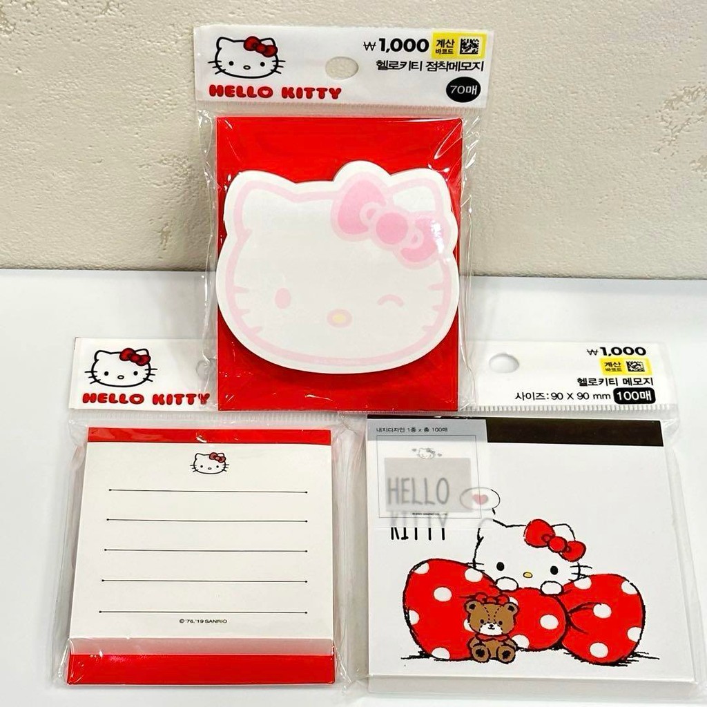 【Direct from Japan】สมุดโน๊ต Hello Kitty จาก Daiso Sanrio ของเกาหลี【Japan Exclusive】