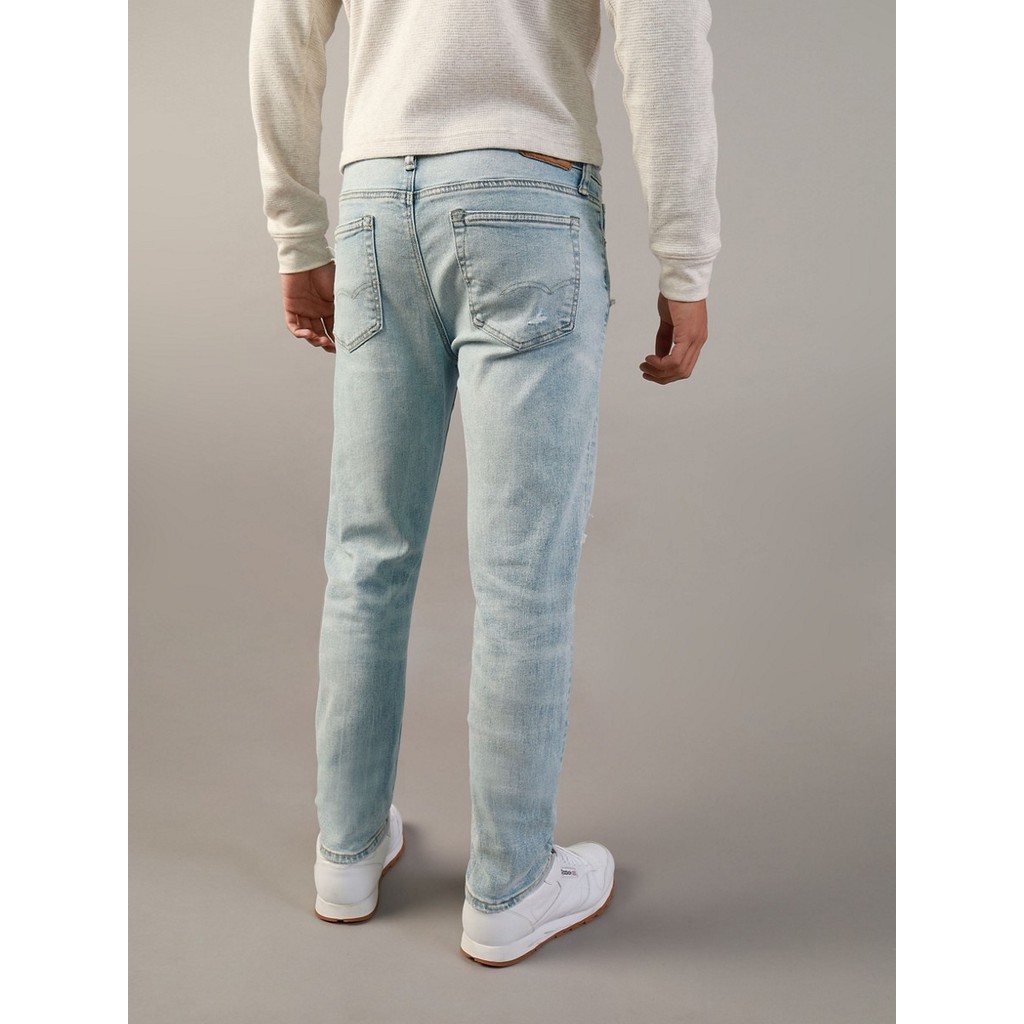 American Eagle جينز رجالي سكيني ممزق — صورة 2