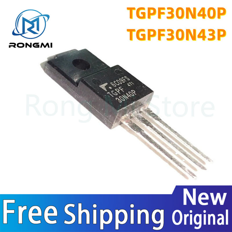 10PCS 100% ใหม่นําเข้า Original TGPF30N40P 30N40P TGPF30N43P 30N43P TO-220F LCD Field Effect Tube 40