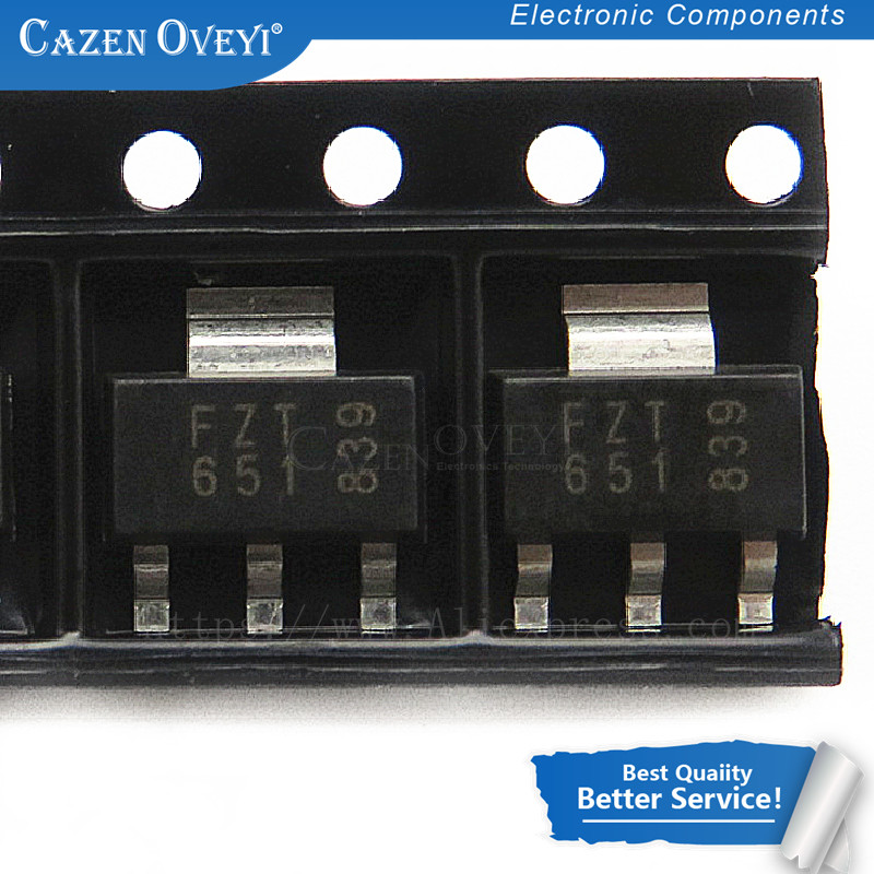 5 ชิ้น/ล็อต FZT605TA FZT651TA FZT653TA FZT751TA FZT968TA FZT605 FZT651 FZT653 FZT751 FZT968 SOT 223 