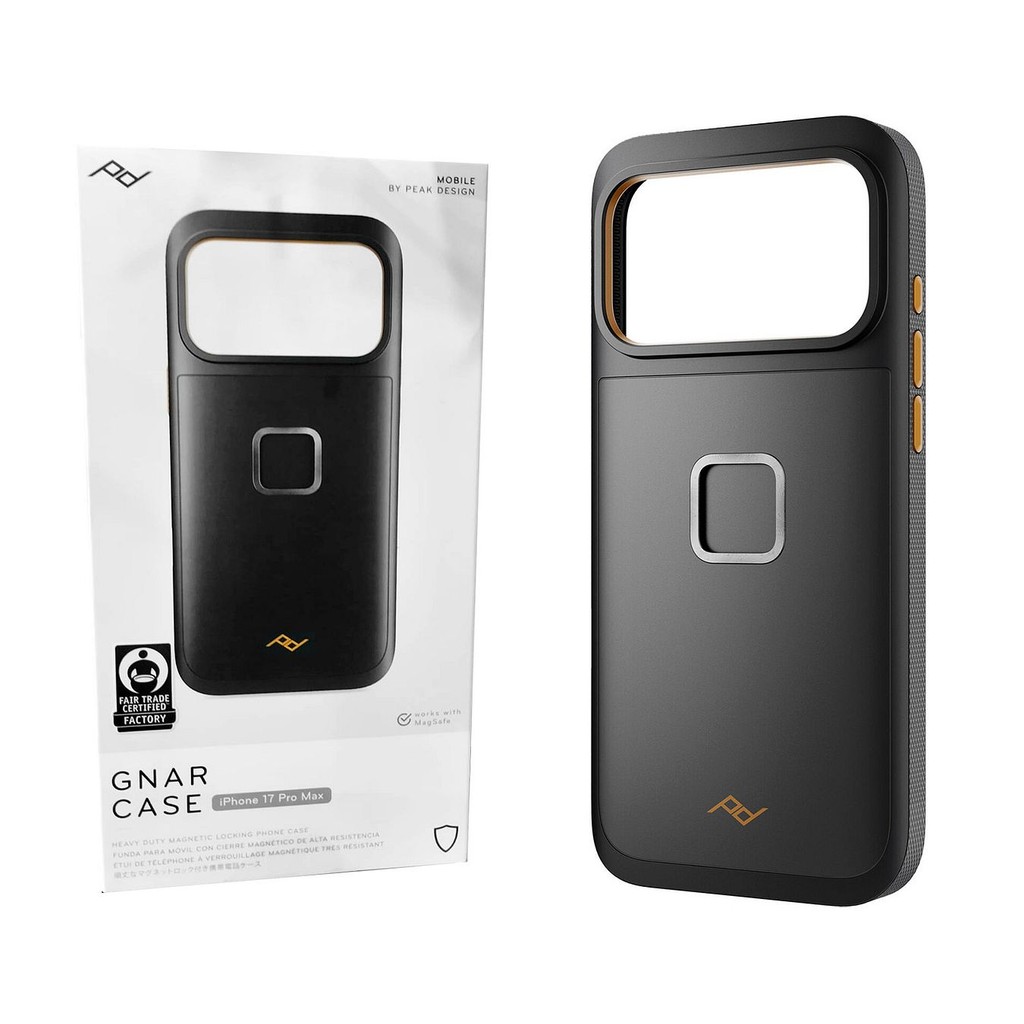 Peak Design GNAR Case for iP17 Pro Max (Black), M-MX-CE-BK-1