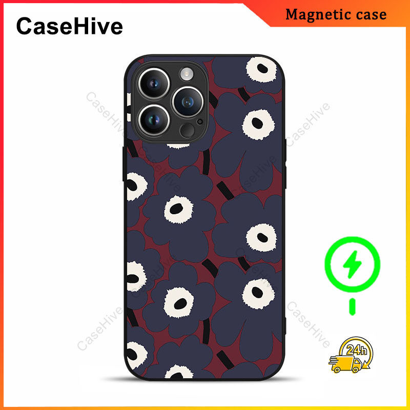 เคสโทรศัพท์ดอกไม้สําหรับ iPhone 17 Pro Max / iPhone 16 Pro Max / 15 Pro Max / 13 / Samsung Galaxy S2