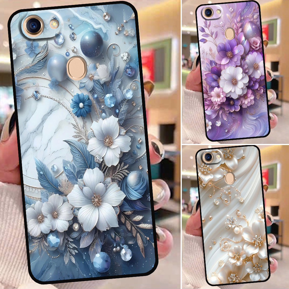 เคส Oppo F5 / F5 Youth / F7 / F7 Youth พิมพ์ลายดอกไม้สุดหรู