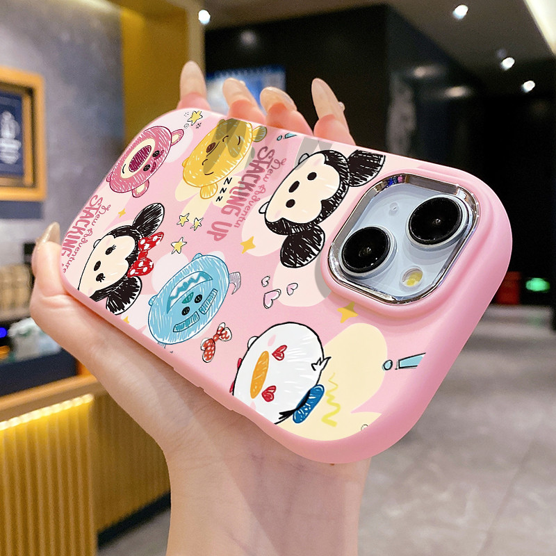 เคสสำหรับ VIVO Y36 5G Y27 Y27s Y77t เคสโทรศัพท์สัตว์น่ารักกันกระแทกกลมและอ้วน - รูปที่ 6