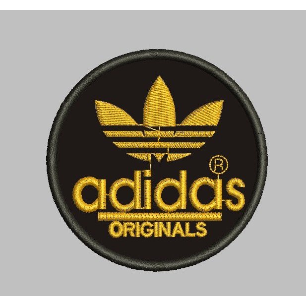 HD-R25 ADIDAZ LOGO PATCH ORIGINAL GOLD EMBROIDERY อุปกรณ์เสริม BET/EMBLEM